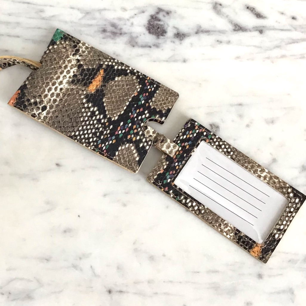 Madewell Leather Luggage Tag New With Tag